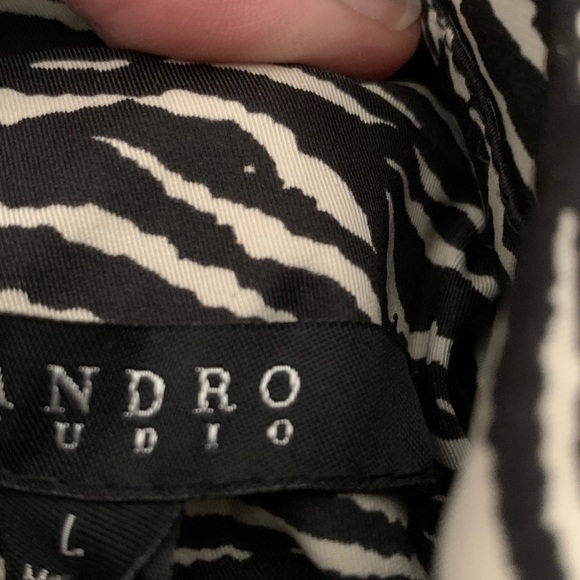 Sandro Studio lightweight animal print jacket - Picture 2 of 7